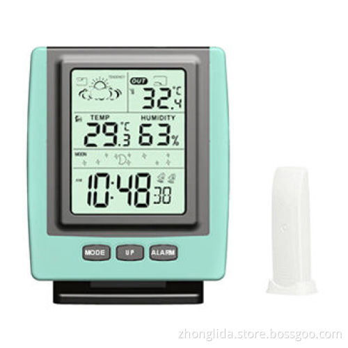 Novelty Digital Room Thermometer with 433MHz Frequency and Weather Indication